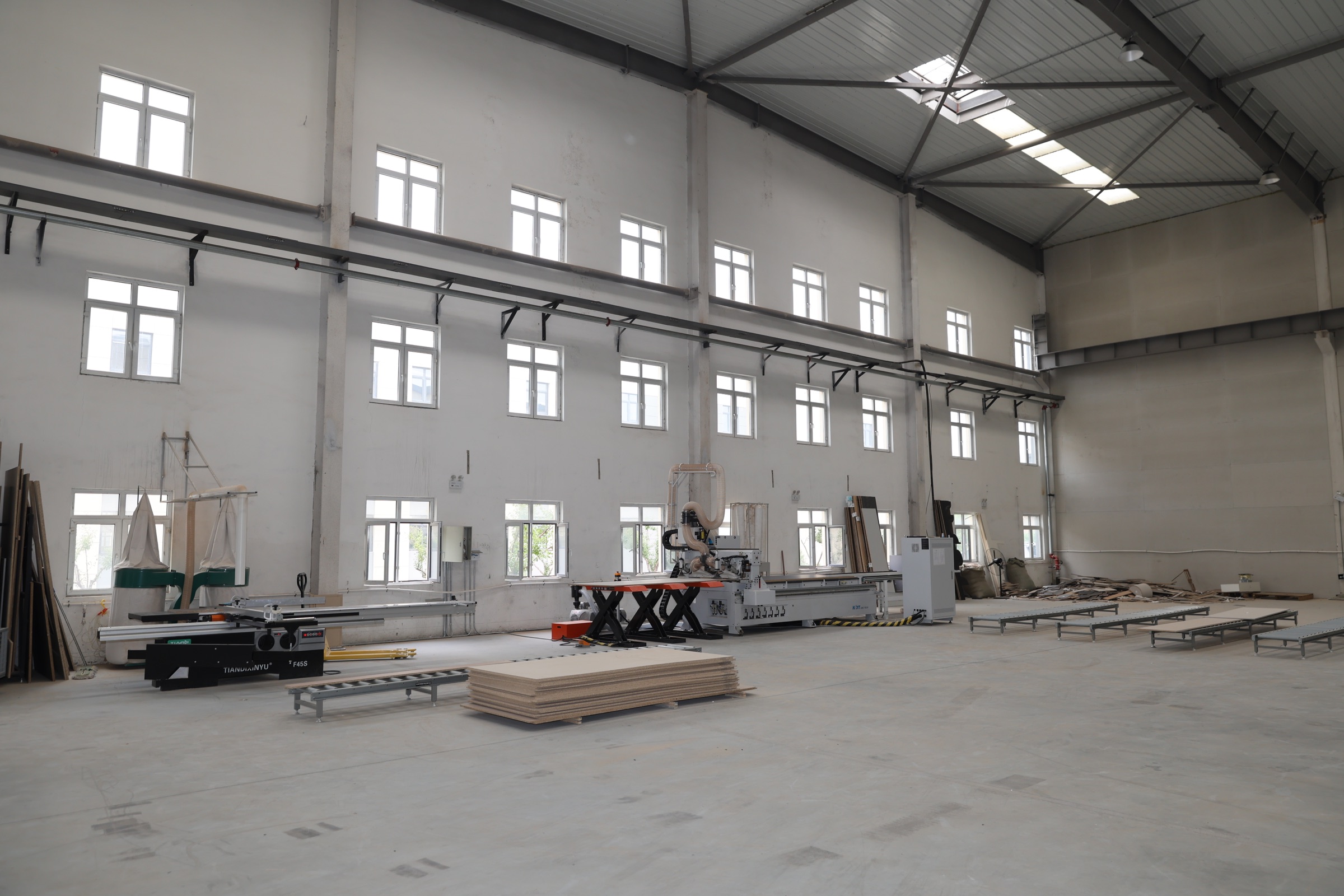 A wide view across Harbour's joinery production floor