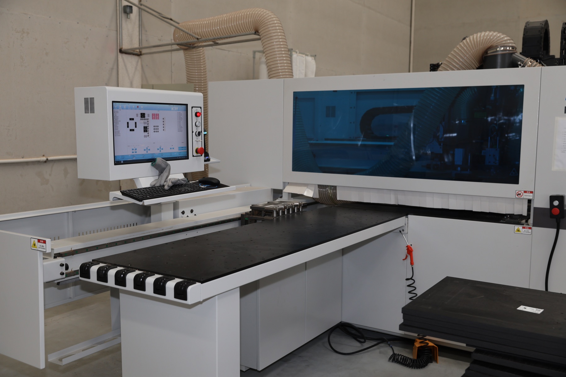 CNC equipment used for precision joinery production