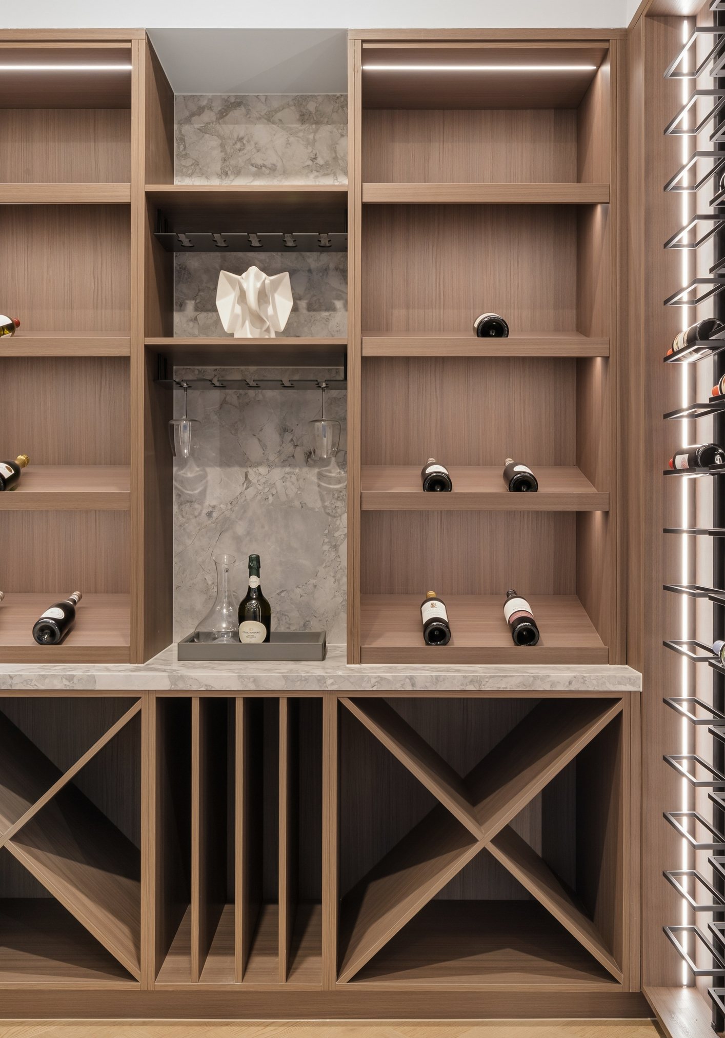 Purpose-built wine storage